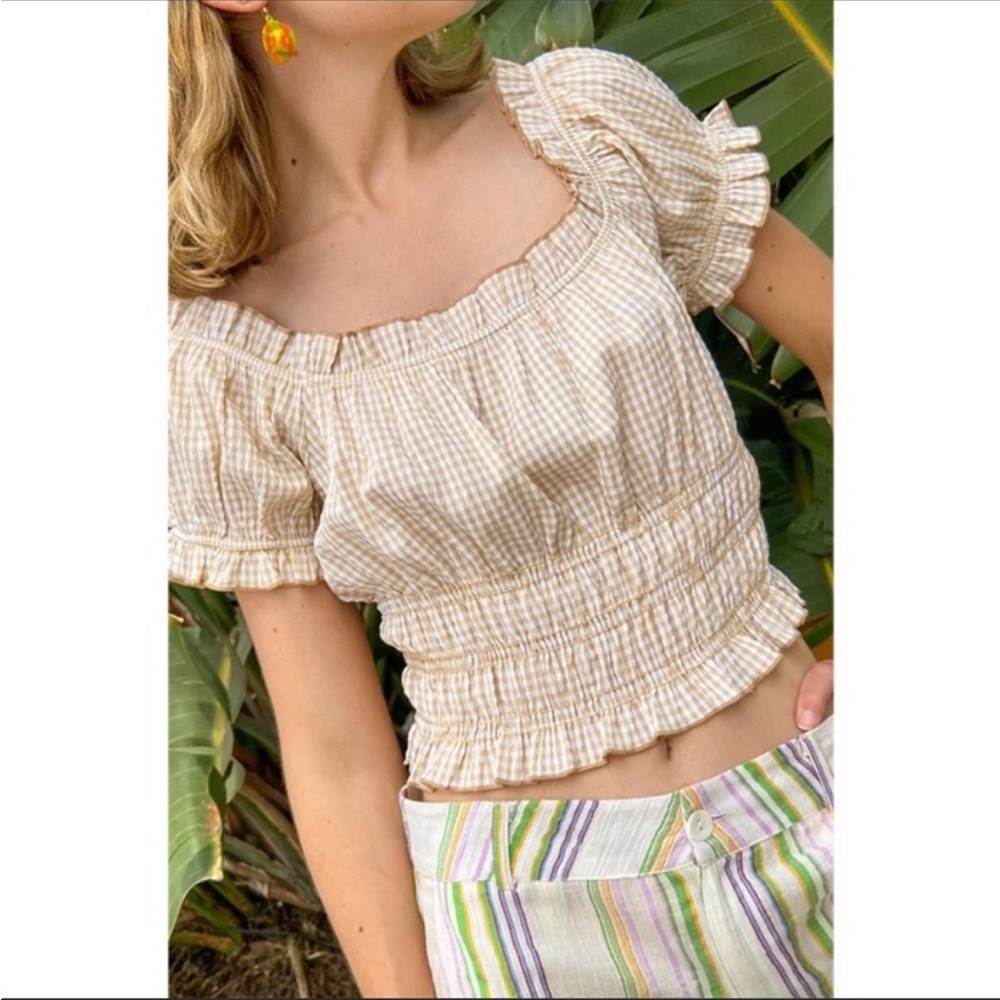 Lisa Says Gah! Marta Top in Tuscany Gingham